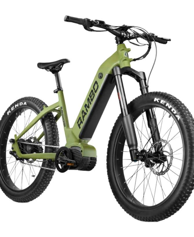 Rambo Bushwacker 2.0 48V/15Ah 750W Fat Tire Step Thru Electric Hunting Bike