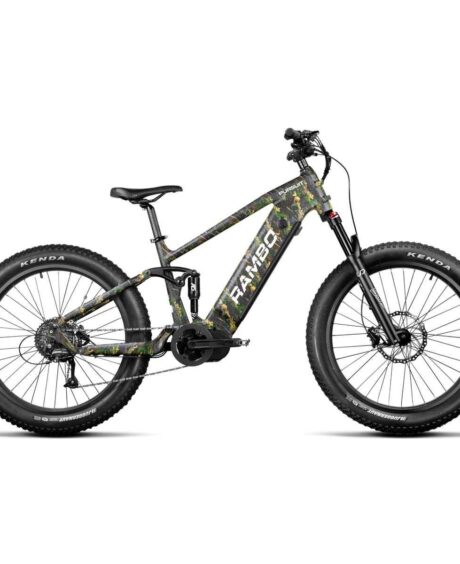 Rambo Pursuit 2.0 Full Suspension Fat Tire Electric Bike