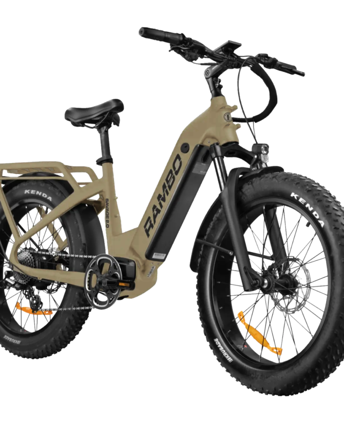 Rambo Savage 2.0 48V/15Ah 1000W Fat Tire Electric Hunting Bike