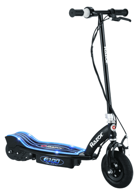 Razor - E100 Electric Scooter - Glow | Capacity 120lb | Recommended ages 8+