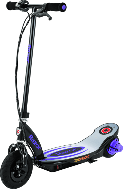 Razor - Power Core E100 Electric Scooter - Aluminum Deck | Capacity 120lb | Recommended ages 8+