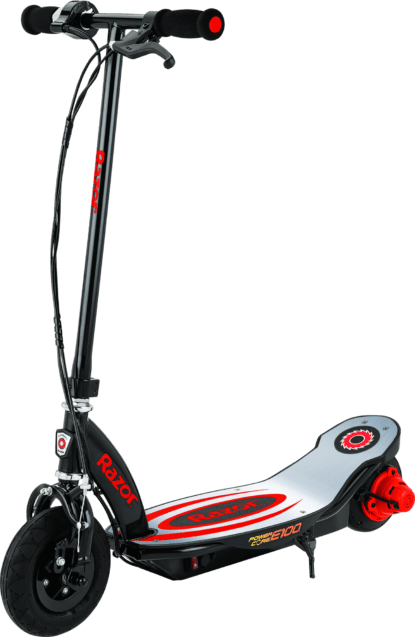 Razor - Power Core E100 Electric Scooter - Aluminum Deck | Capacity 120lb | Recommended ages 8+