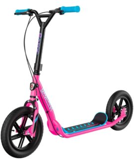 Razor - Flashback BMX Style Kick Scooter - Pink/Blue | Capacity 220lb | Recommended ages 8+