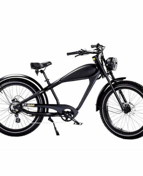 Revi Bikes Cheetah Plus Cafe Racer 48V/17.5Ah 750W Fat Tire Electric Bike