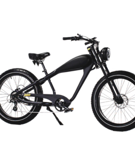 Revi Bikes Cheetah Plus Cafe Racer 48V/17.5Ah 750W Fat Tire Electric Bike