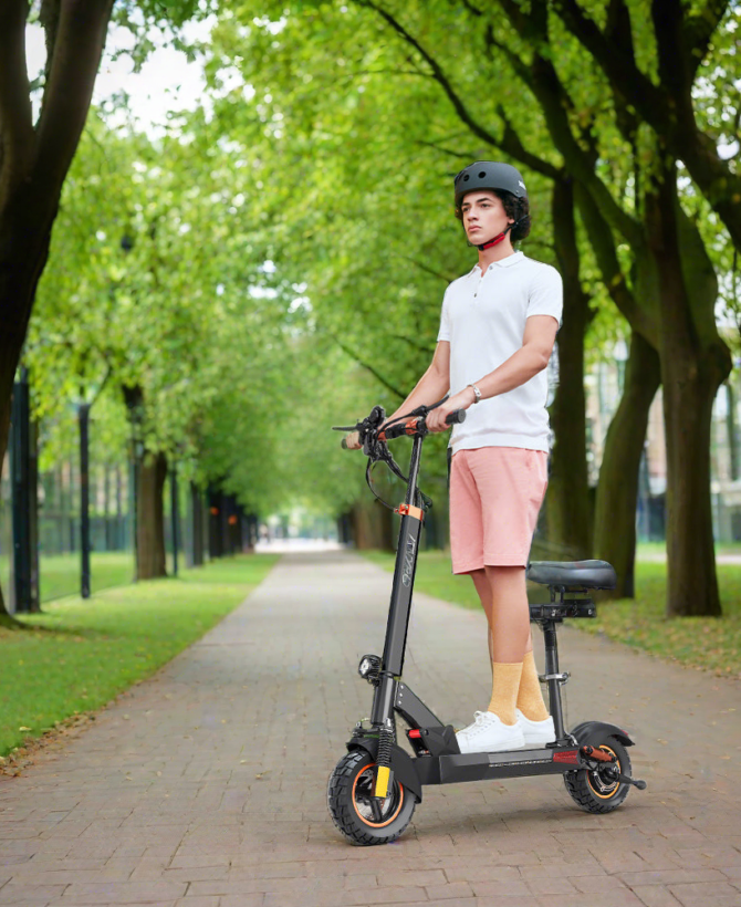 iENYRID M4 Pro S+ Max Electric Scooter with Seat, 800W Off Road Electric Scooter, 48V 20Ah Battery, Long Range 40-75 km, Max Speed 45km/h, 330 Lbs