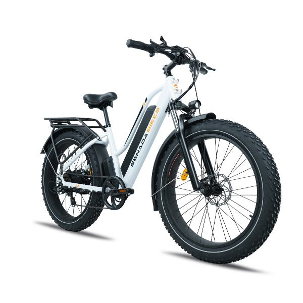 Senada HERALD 1000W 48V 21AH 26" Step Thru All Terrain Fat Tire Electric Bike | UL Certified