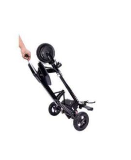 Glion Snapngo Foldable Lightweight Portable Mobility Travel Scooter 7 MPH Black New