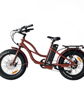 Coastal Cruiser 52V/750W Step Thru Mini Beach Cruiser Electric Bike