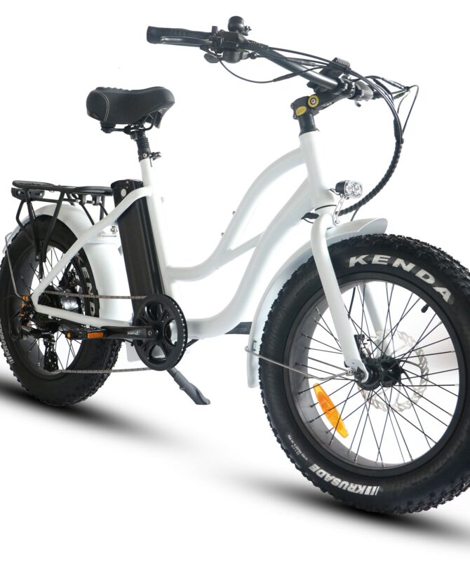 Coastal Cruiser 52V/750W Step Thru Mini Beach Cruiser Electric Bike