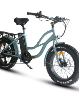 Coastal Cruiser 52V/750W Step Thru Mini Beach Cruiser Electric Bike