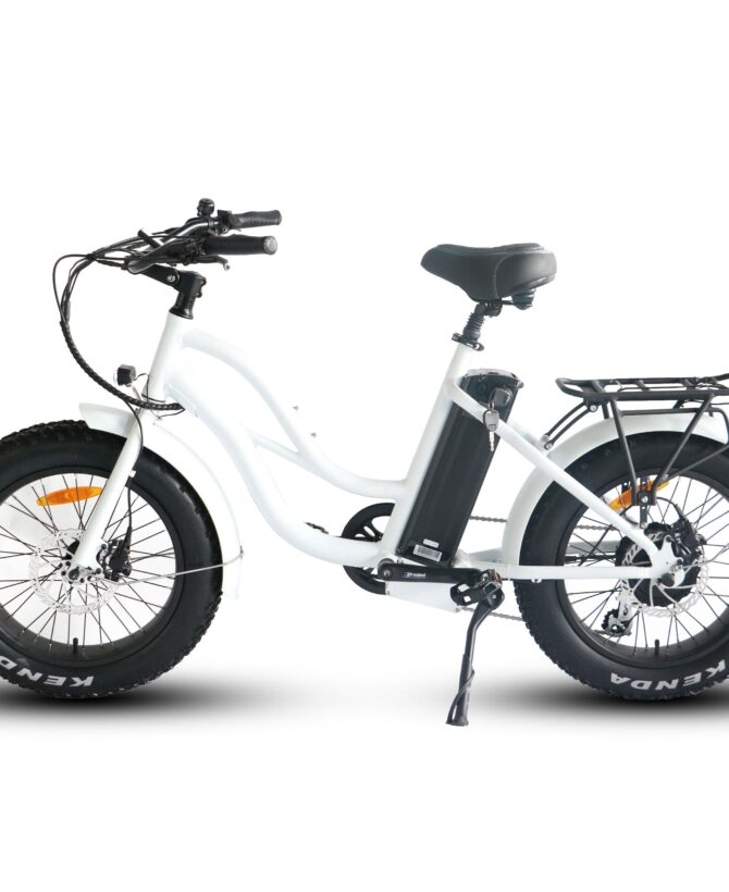 Coastal Cruiser 52V/750W Step Thru Mini Beach Cruiser Electric Bike