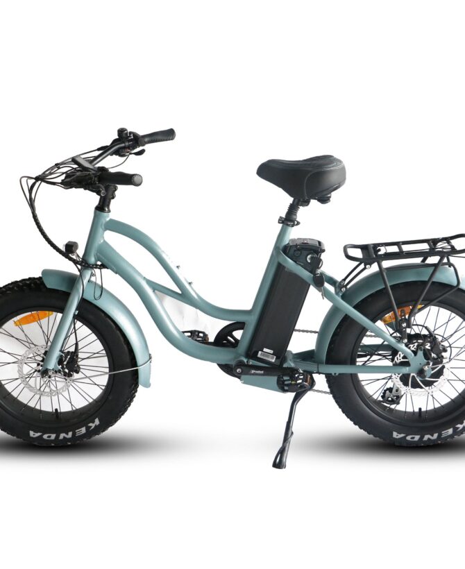 Coastal Cruiser 52V/750W Step Thru Mini Beach Cruiser Electric Bike