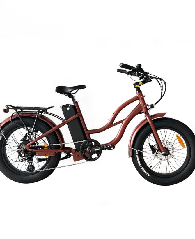 Coastal Cruiser 52V/750W Step Thru Mini Beach Cruiser Electric Bike