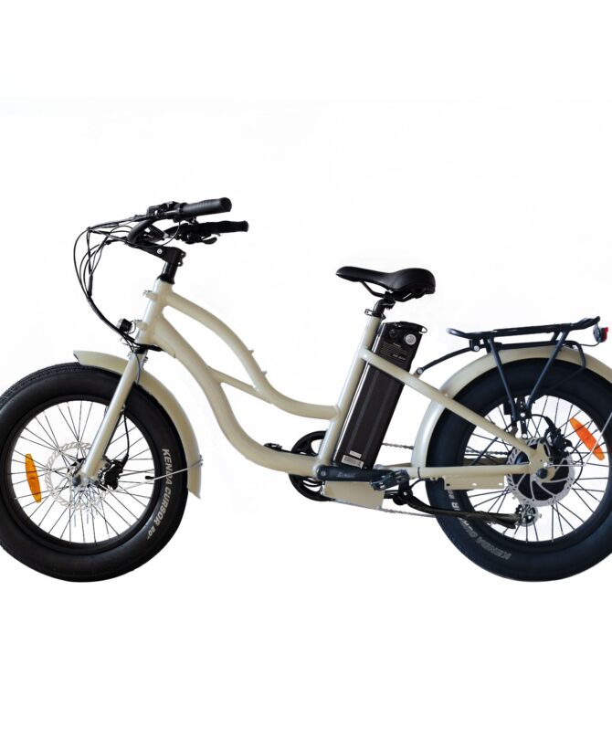 Coastal Cruiser 52V/750W Step Thru Mini Beach Cruiser Electric Bike