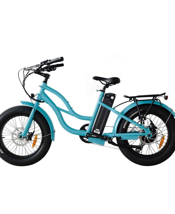 Coastal Cruiser 52V/750W Step Thru Mini Beach Cruiser Electric Bike