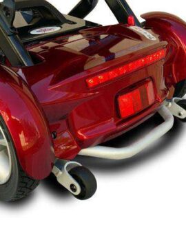 EV Rider Transport Plus Folding Scooter Burgundy Open Box