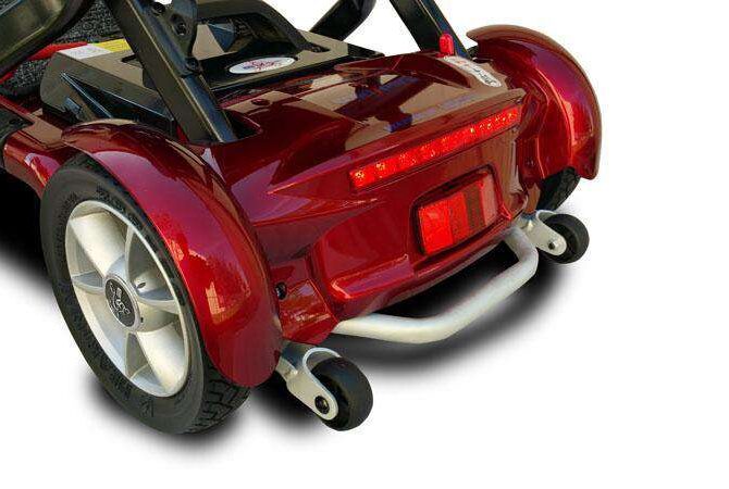 EV Rider Transport Plus Folding Scooter Burgundy Open Box