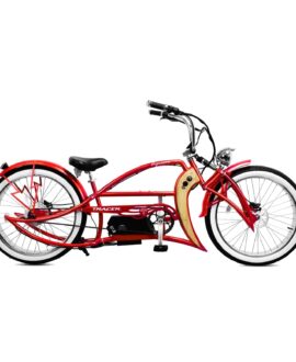 Tracer Signature Pro 26'' 48V/17.5Ah 800W Electric Chopper Cruiser Bike w/ USB & Cigarette Lighter