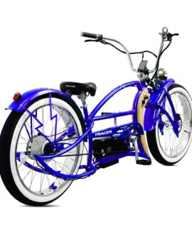 Tracer Signature Pro 26'' 48V/17.5Ah 800W Electric Chopper Cruiser Bike w/ USB & Cigarette Lighter