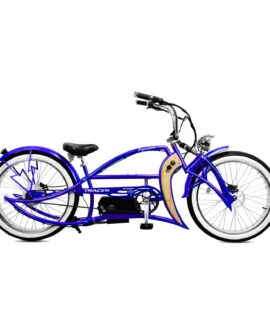 Tracer Signature Pro 26'' 48V/17.5Ah 800W Electric Chopper Cruiser Bike w/ USB & Cigarette Lighter