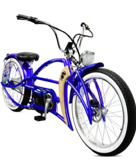 Tracer Signature Pro 26'' 48V/17.5Ah 800W Electric Chopper Cruiser Bike w/ USB & Cigarette Lighter