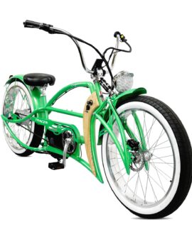Tracer Signature Pro 26'' 48V/17.5Ah 800W Electric Chopper Cruiser Bike w/ USB & Cigarette Lighter