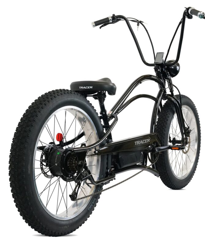 Tracer Tracker DS7 26" 48V/17.5Ah 800W 7 Speed Stretch E-Bike w/ Classic Dual Springer Fork