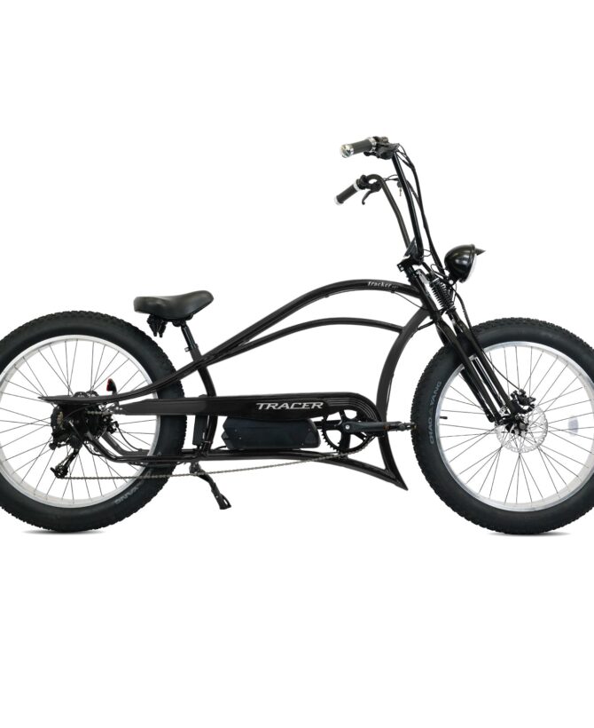 Tracer Tracker DS7 26" 48V/17.5Ah 800W 7 Speed Stretch E-Bike w/ Classic Dual Springer Fork