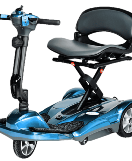 EV Rider Transport AF Automatic Folding Scooter Blue Open Box (Free upgrade to new unit)