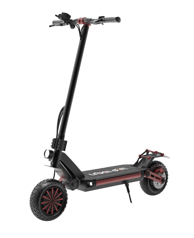 Urban Drift Gobi S Up to 37 Mile Range 37 MPH 10" Tires Off Road Long Range Electric Scooter Black New